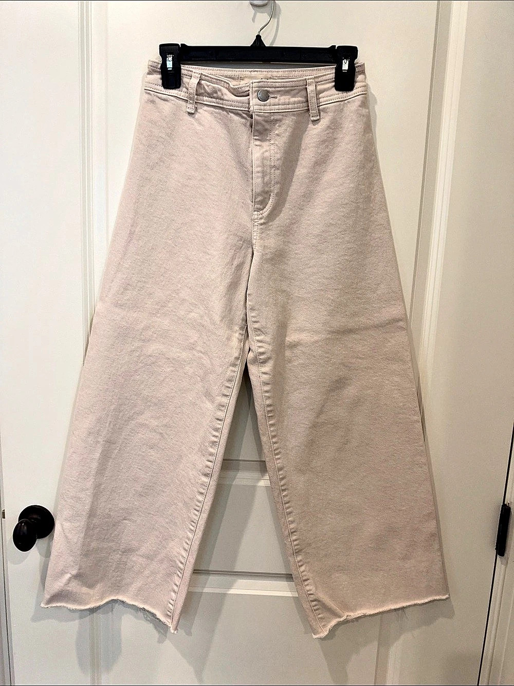 Universal Thread Wide Leg Jeans in Pink Waist 2